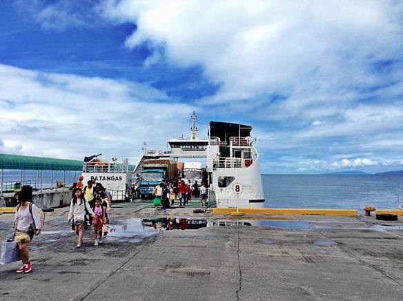 Upon arrival at the Port of Calapan
