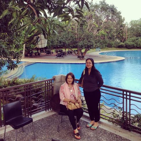 Me and mommy, by the Kumintang Pool